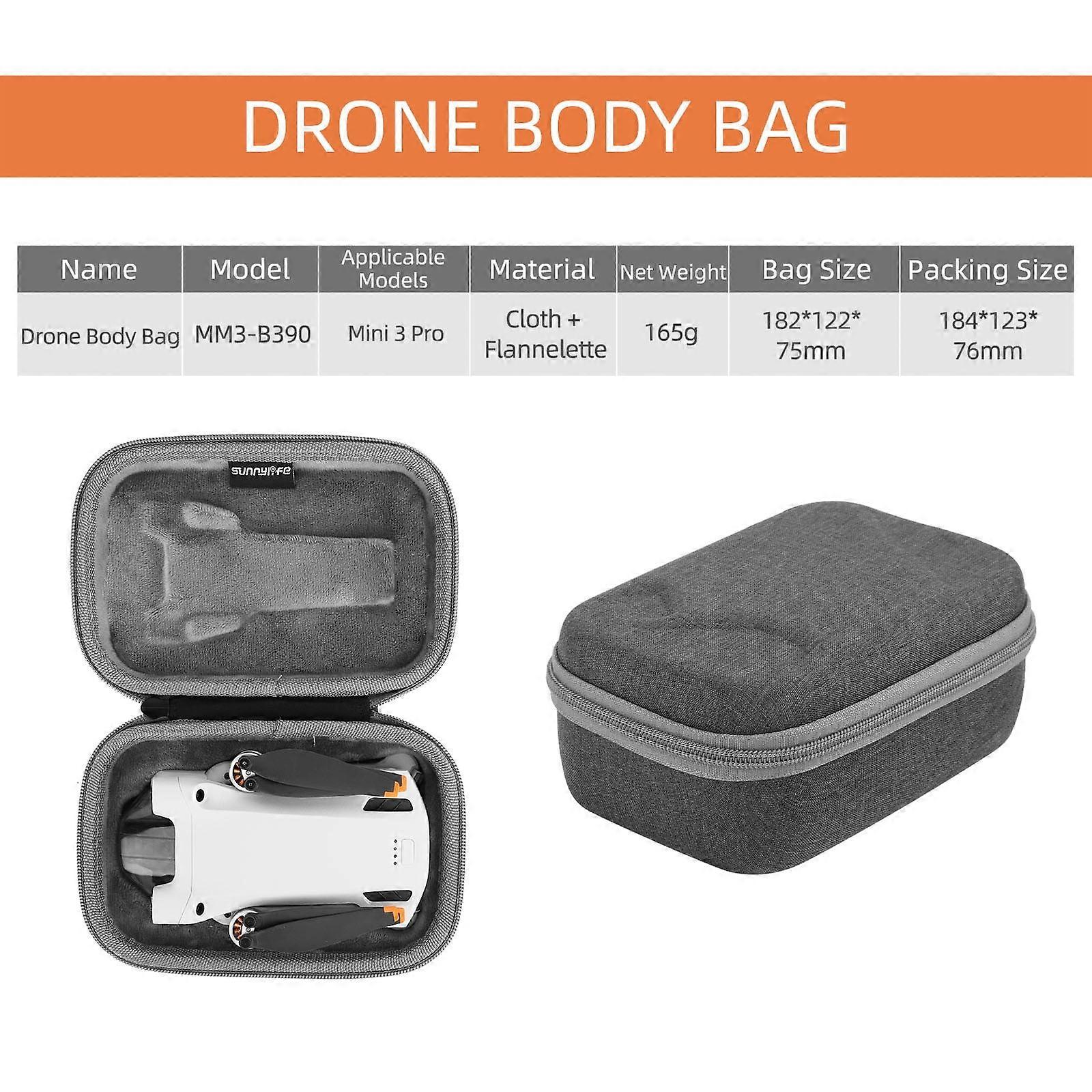 Mini 3 Pro Carrying Case, Protective Travel Bag Compatible with DJI Mini 3 Pro Drone Body & Remote Controller