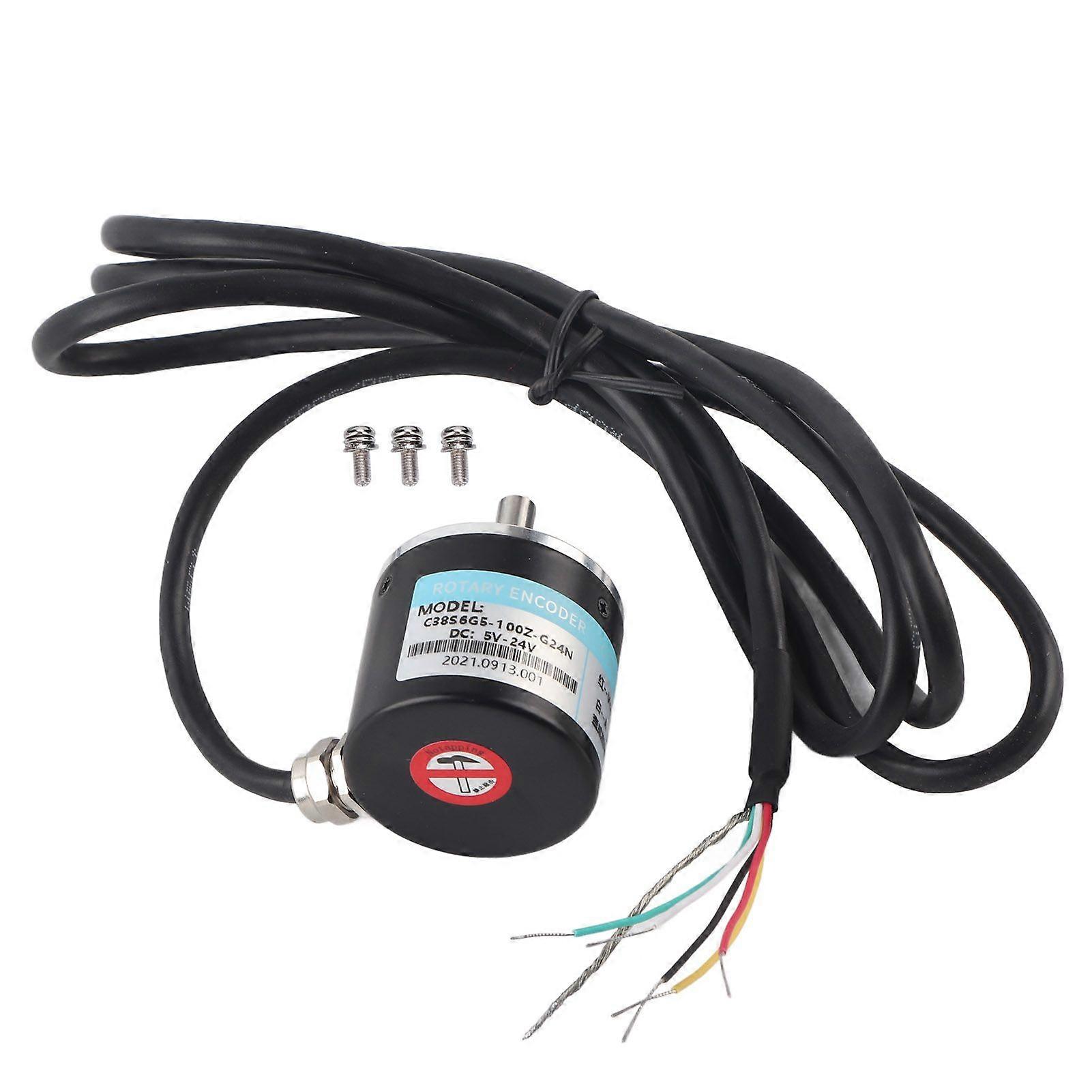 Photoelectric Encoder ABZ 3Phase DC524V Solid Shaft for Office Automation Engineering Field100Z