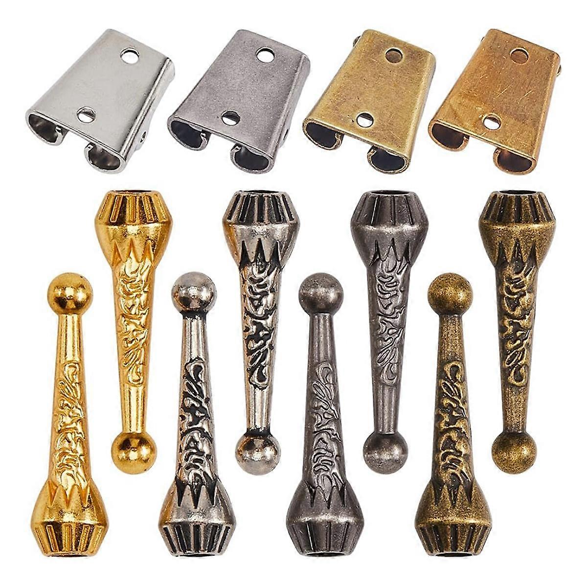 For Bolo Tie Tips Replacement End Caps Kit For Bolo Tie Findings Kit