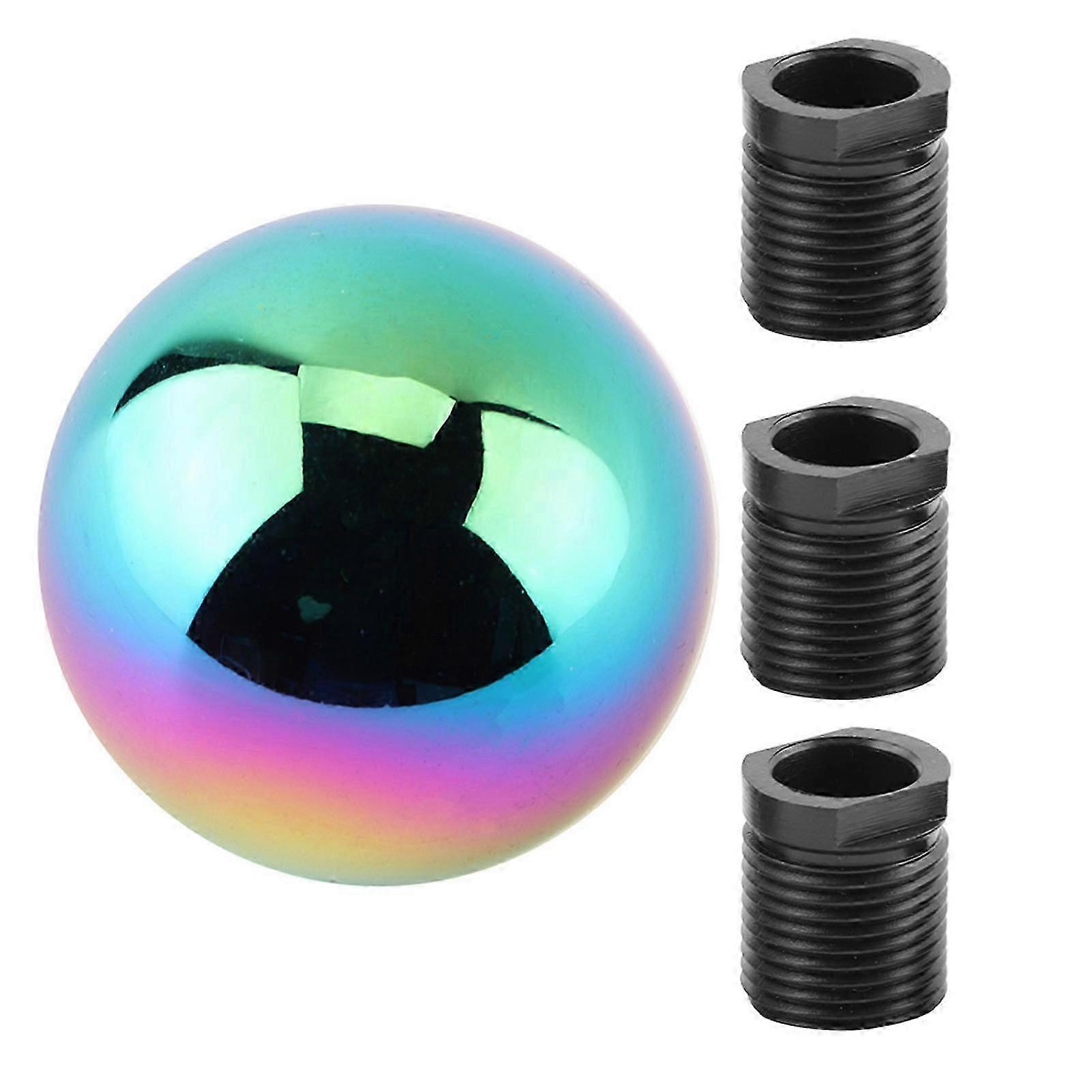 Car Universal Manual Knob Gear Shift Head Round Ball Shape (Colored)