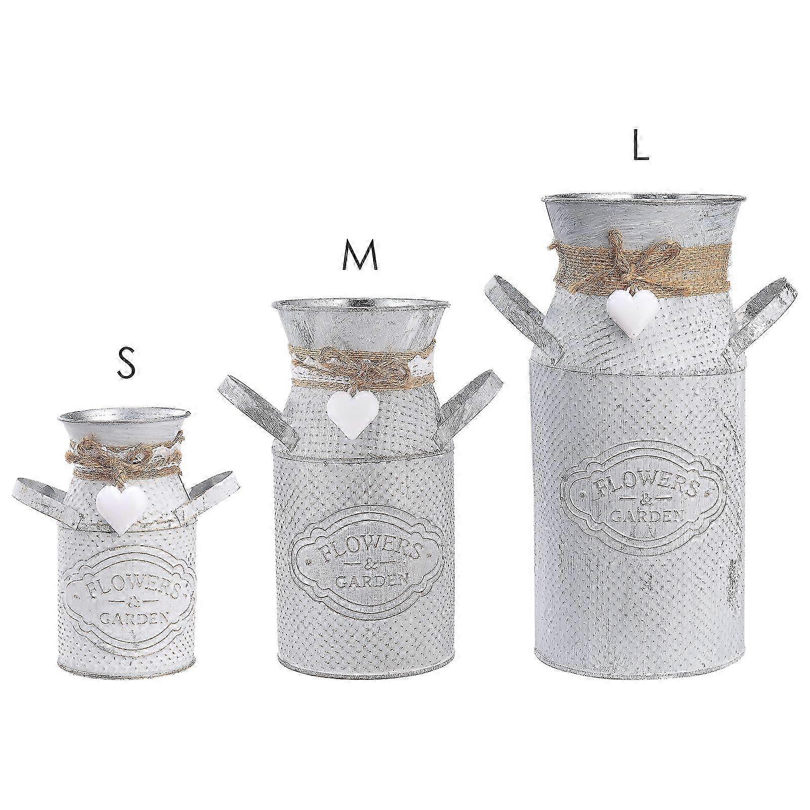 25-26 Rustic Kettle Planter for Fresh or Artificial Flowers