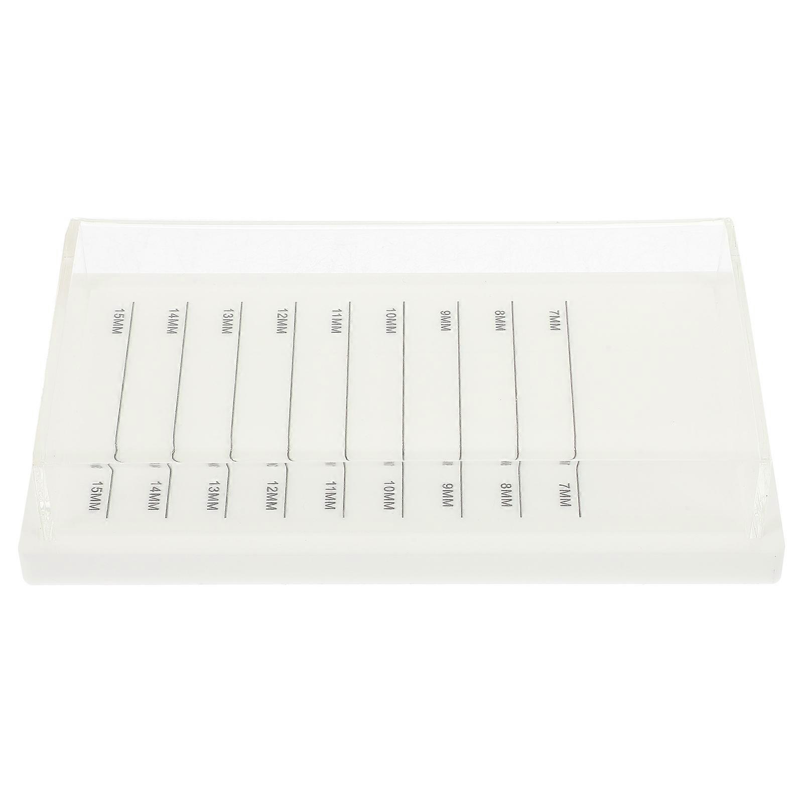 False Eyelash Storage Box Acrylic Case for 2Pcs Convenient Portable Container