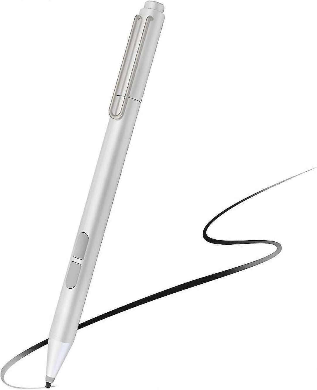 Pen For Microsoft Surface, Palm Rejection, 1024 Levels Pressure, Flex &Soft Hb Nib,  Including 2 Spare Nibs &Aaaa Battery