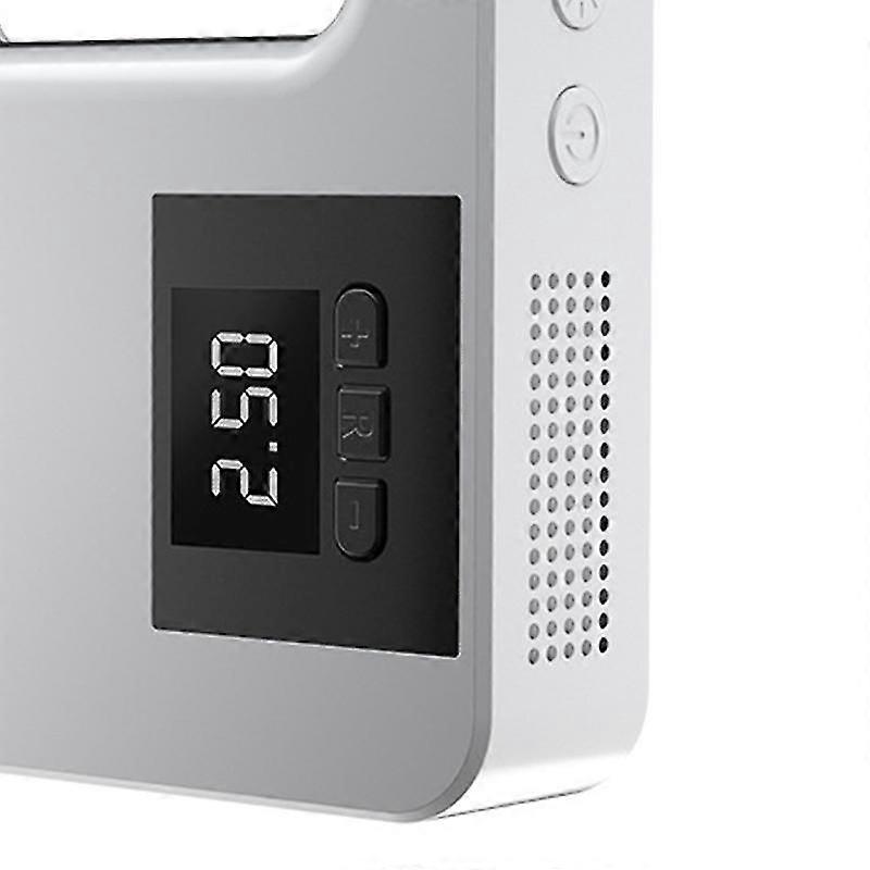 12V Tire Inflator Air Compressor Pump Digital Display Portable LED Light Tire Pump for Car White Digital Display