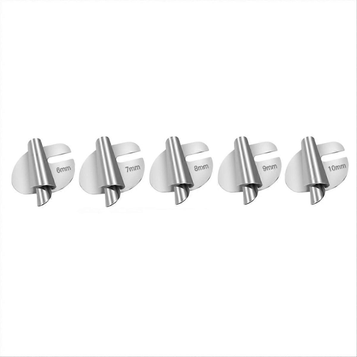 Sewing Rolled Hemmer Foot Universal 5Pcs/Pack 6mm-10mm Curved Scroll