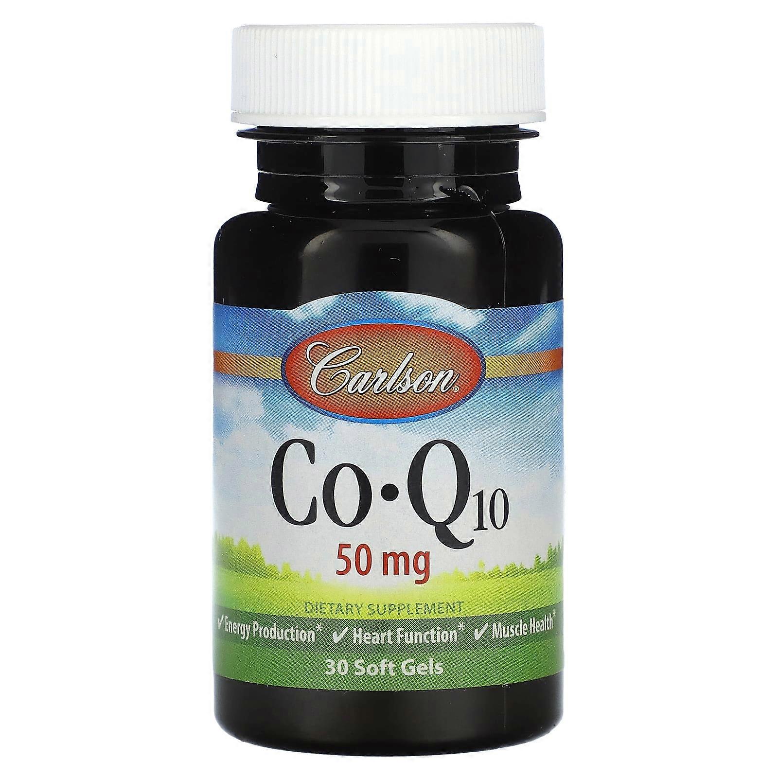 CoQ10, 50 mg , 30 Soft Gels