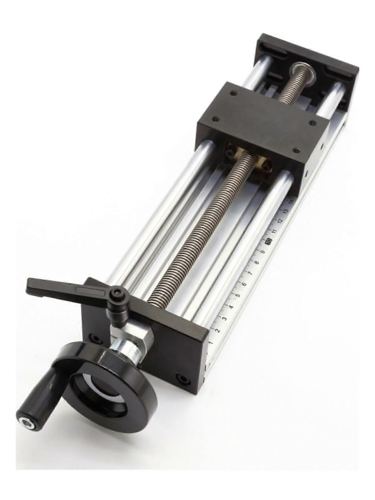Manual Locking Scale, Handwheel, Ball Screw, Guideway, 200mm Stroke, Sliding Table, Multiple Sizes