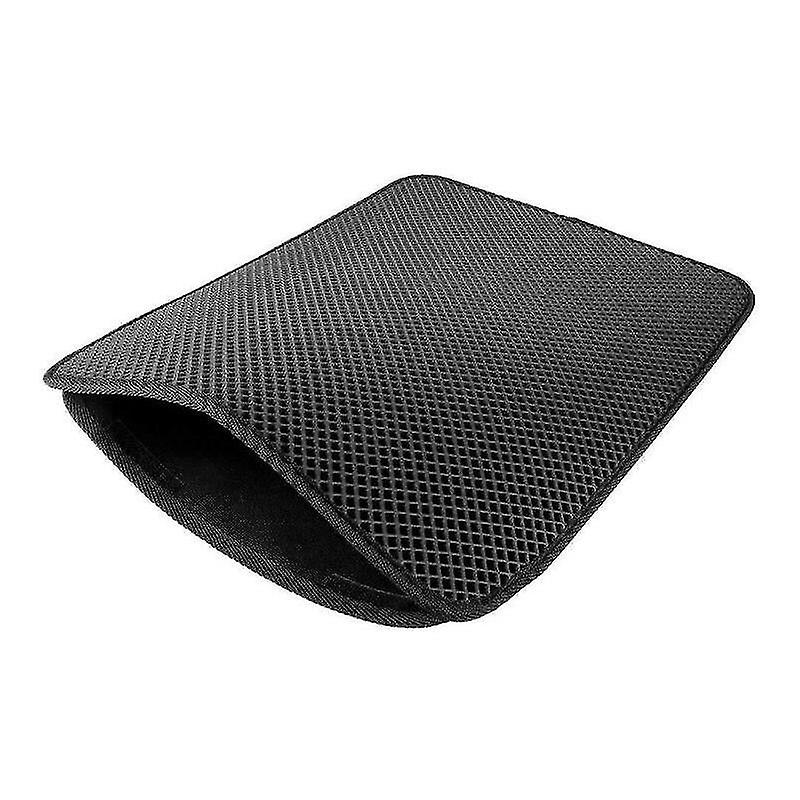 Cat Litter Box Mats Cat Litter Mat Double Layer Foldable Cat Litter Trapper Mats With Waterproof Beds & Mats