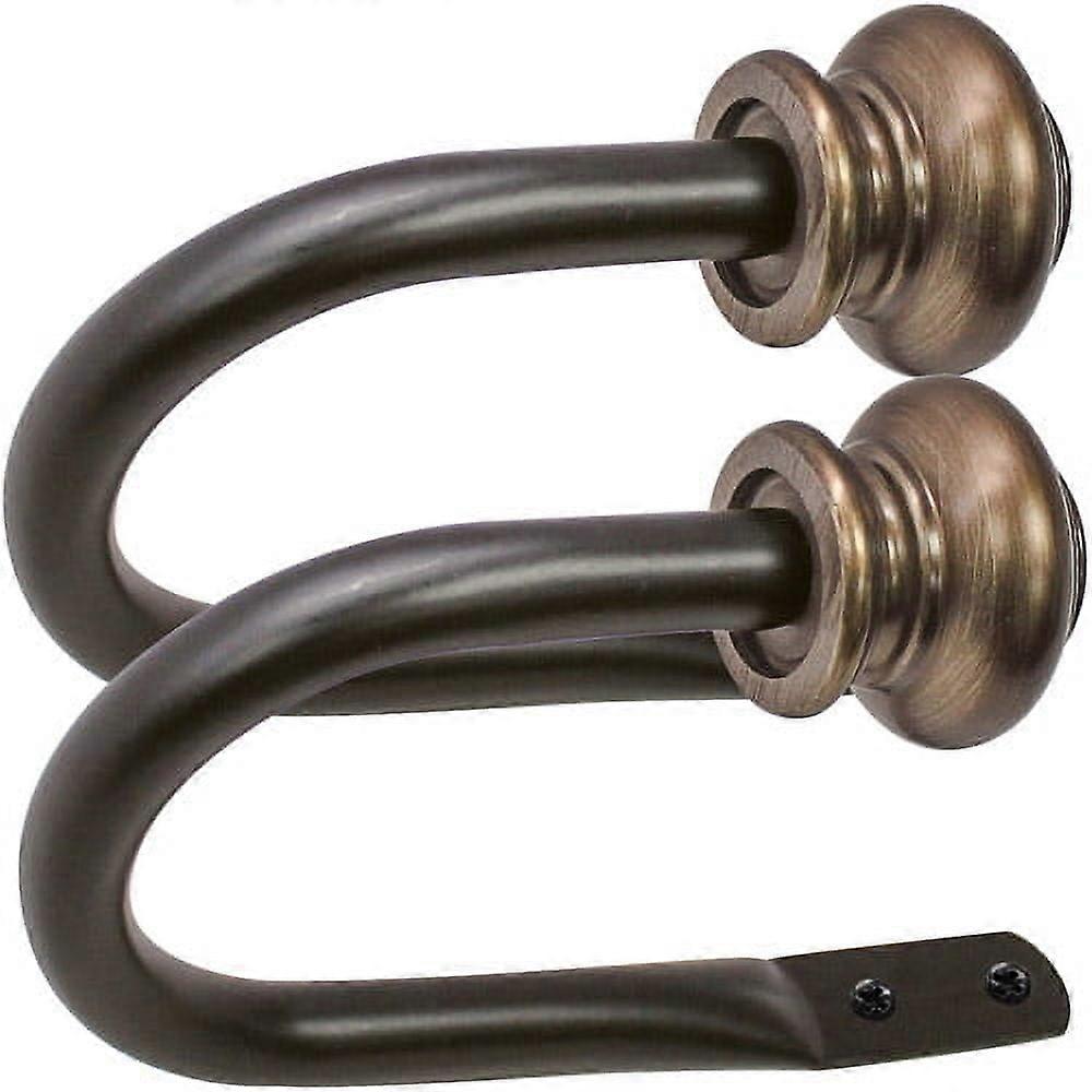 Decopolitan Urn Holdback Pair, Curtain Rod