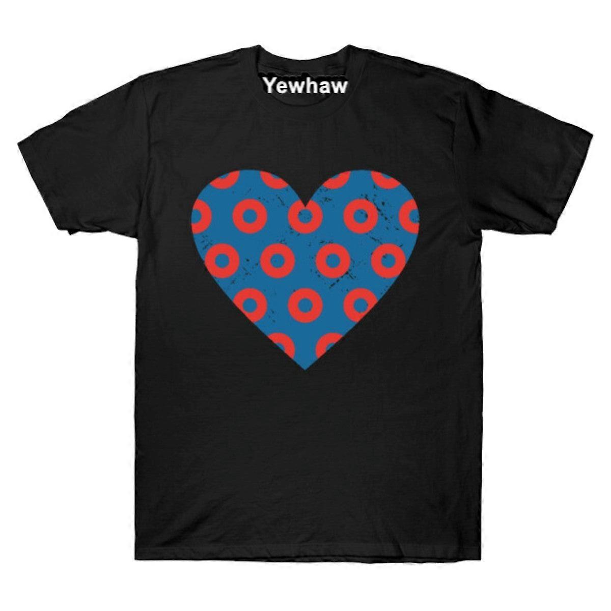 Phish Fishman Donut Heart T-skjorte