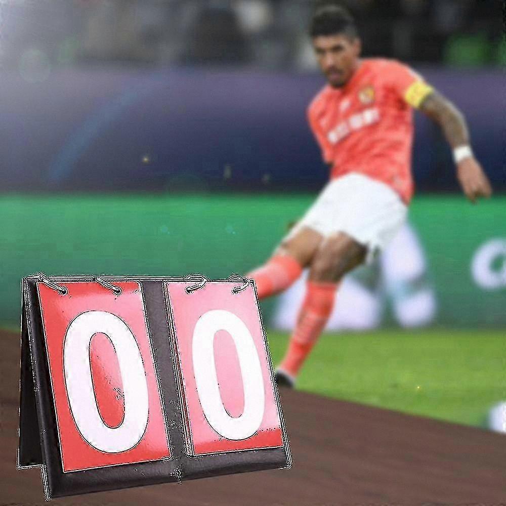 Portable Flip Scoreboard for Ball Sports - 2/4 Digit Tabletop Scoring Counter