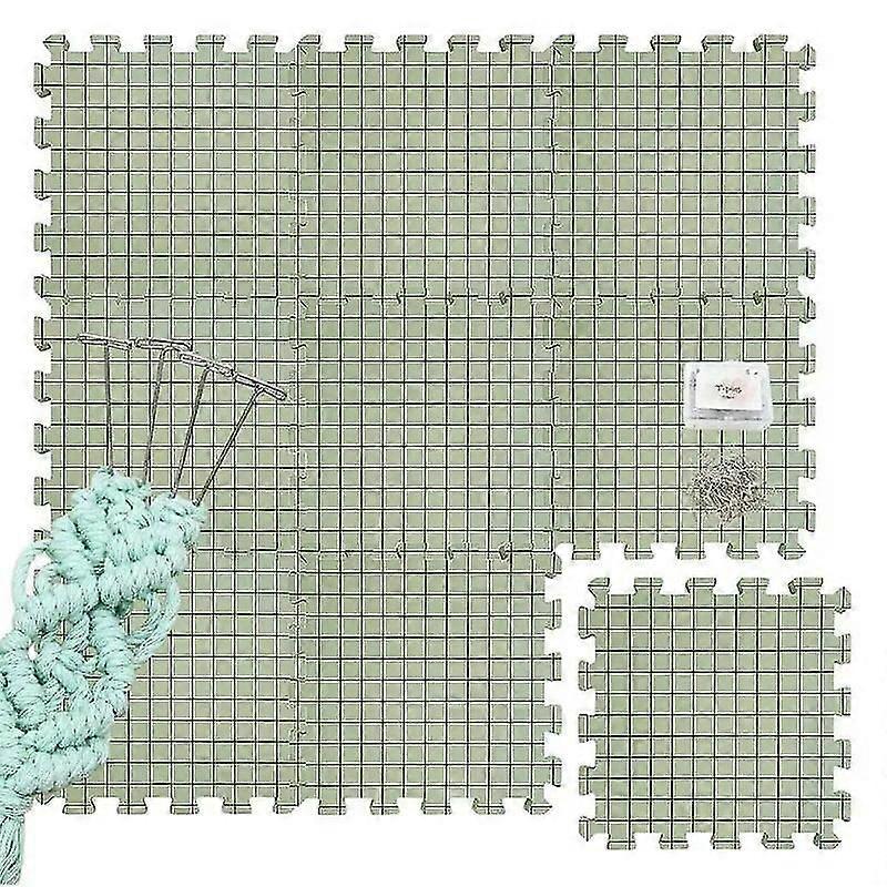 Häkelblockingmatte 12 Zoll Stricken Häkeln Eva Schaum Blockierbrett Oma Kunsthandwerk Board Stricken Häkeln Notionen für Tücher