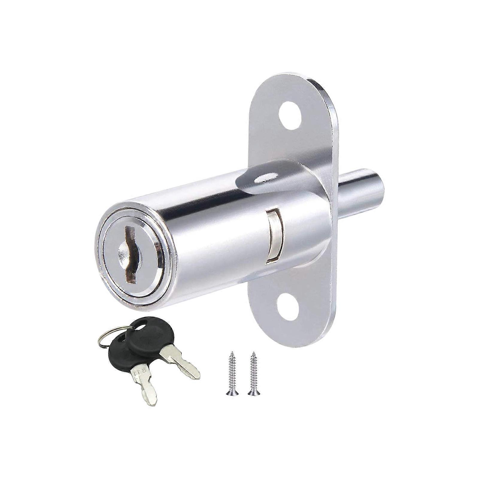 Secure Cylinder Lock System With Threaded Fastener Pressure Lock with Mounting Screws Sliding Door Security Lock Multicolor