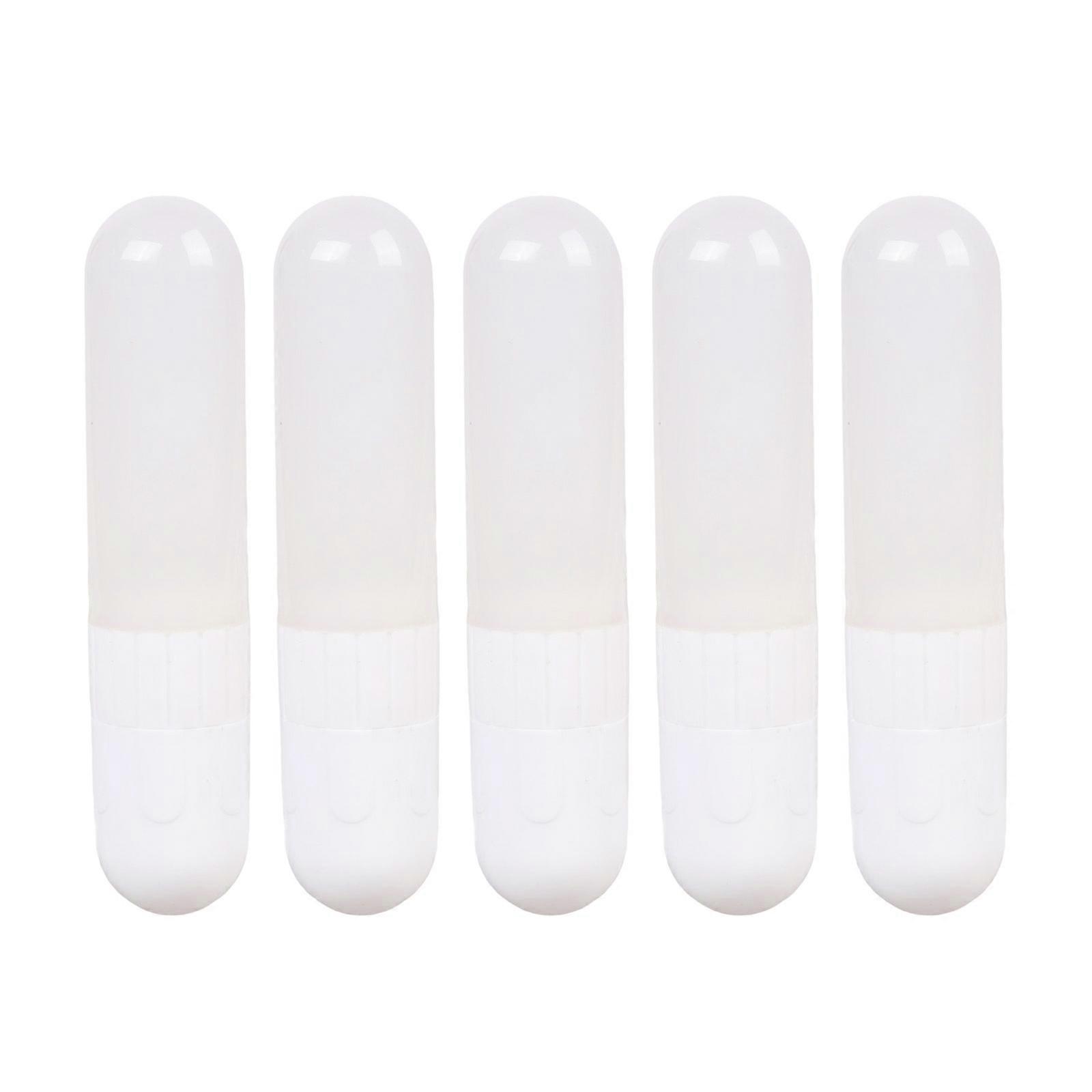 5 Pack Round Tip Marker Bottle Set Reusable Reverse Thread Mechanism Mixing Design for Detailed Leather Painting Multicolor