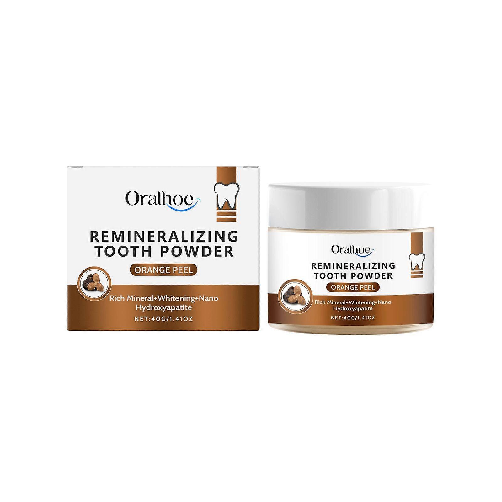 Tangerine Peel Teeth Powder Contains Sodium Bicarbonate