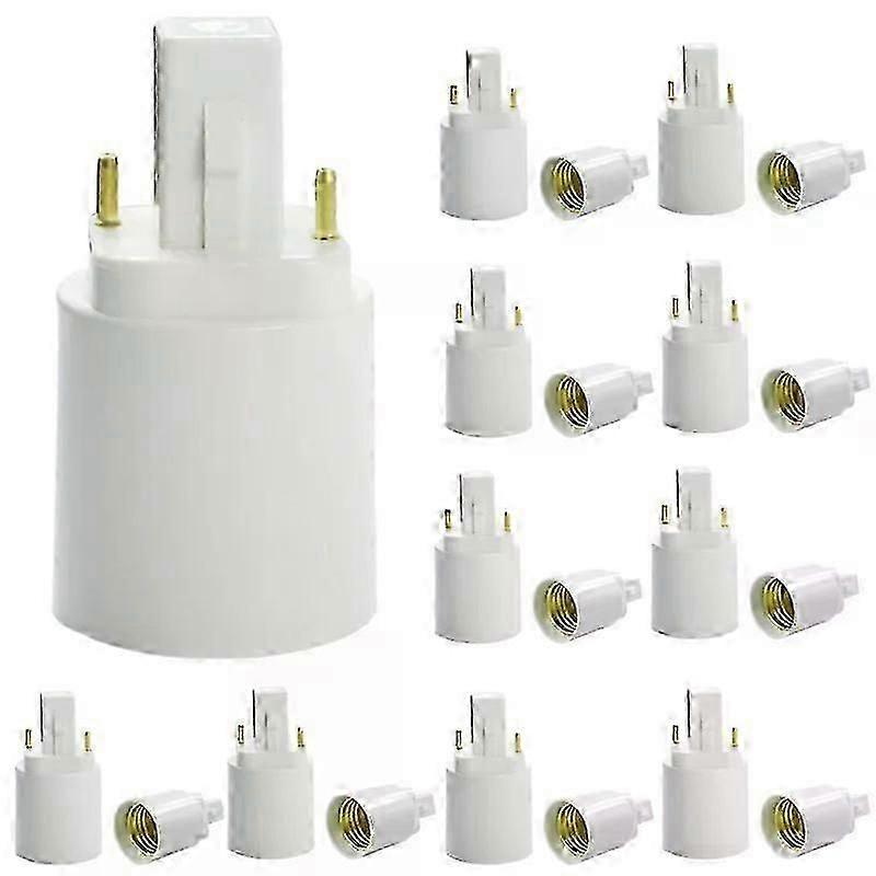 1/3/5/10PCS G24 To E27 Adapter Light Socket Adapter To Screw Lamp Bulb Holder Converter White Lamp Bases