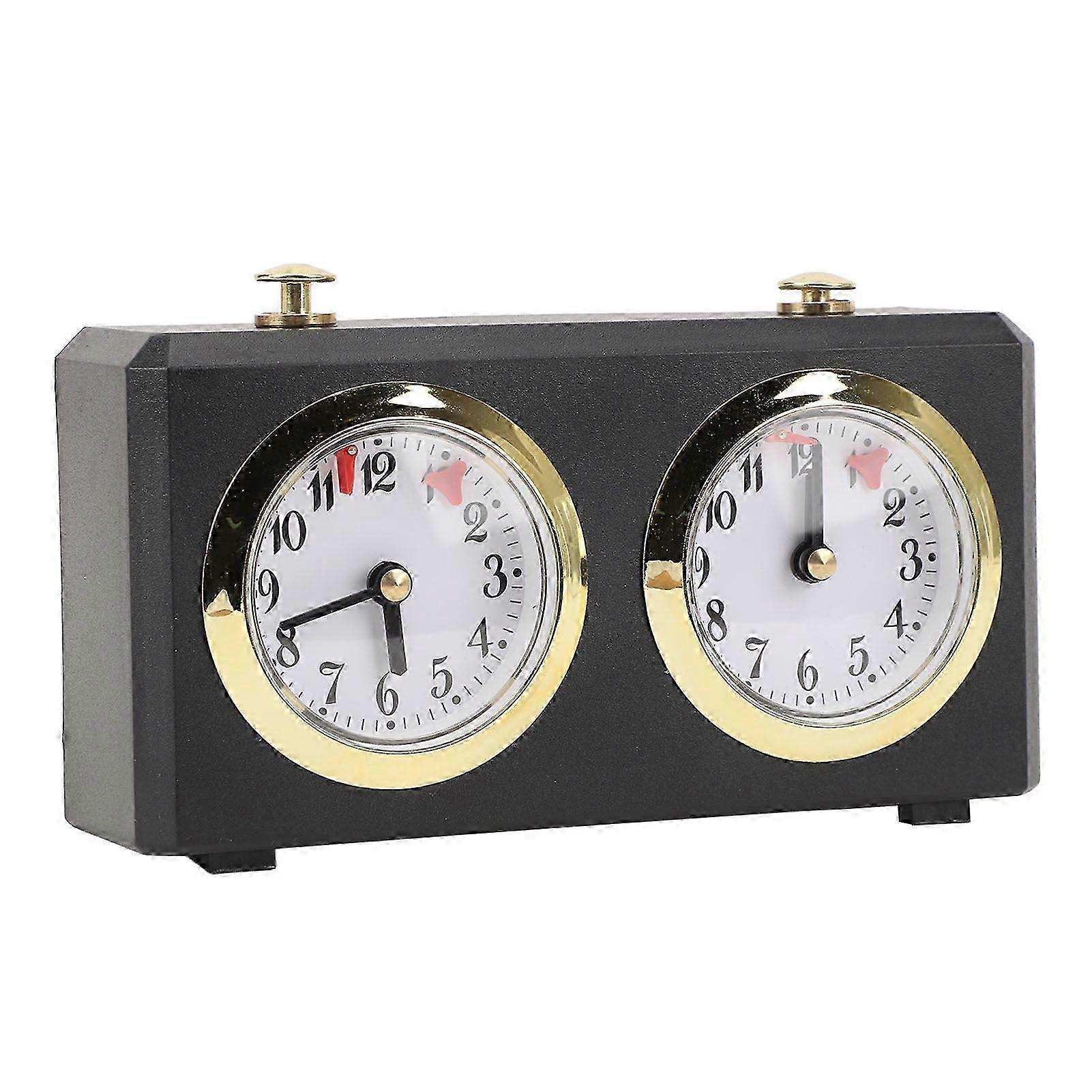 Analog Chess Clock Professional Wind Up Multi Functional Mechanism Portable Large Easy To Read Dials Chinese Chess Competitions Vintage Mechanical Che