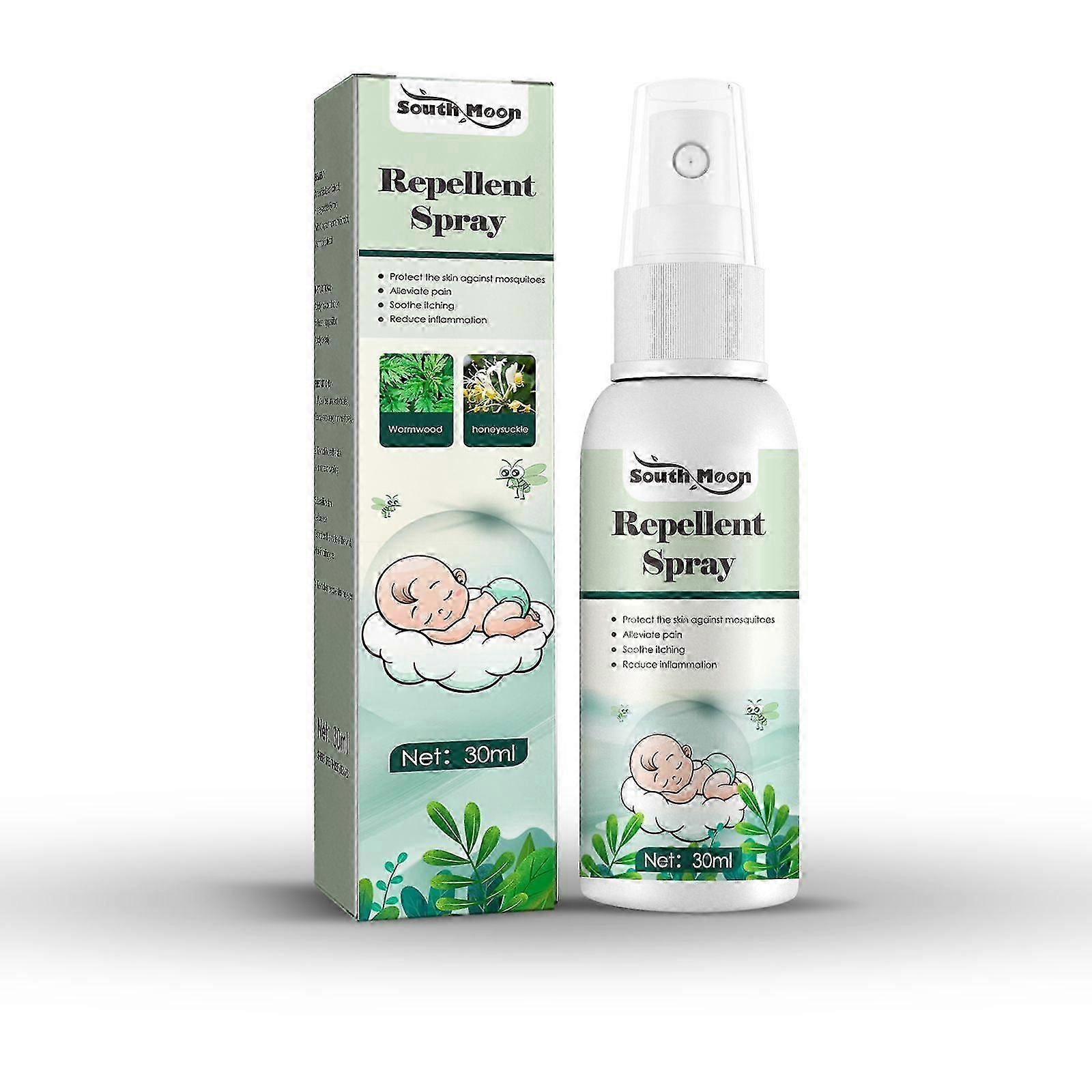 Anti-Mosquito Repellent Spray - 30ml, Natural Itch Relief with Artemisia , Honeysuckle Extract