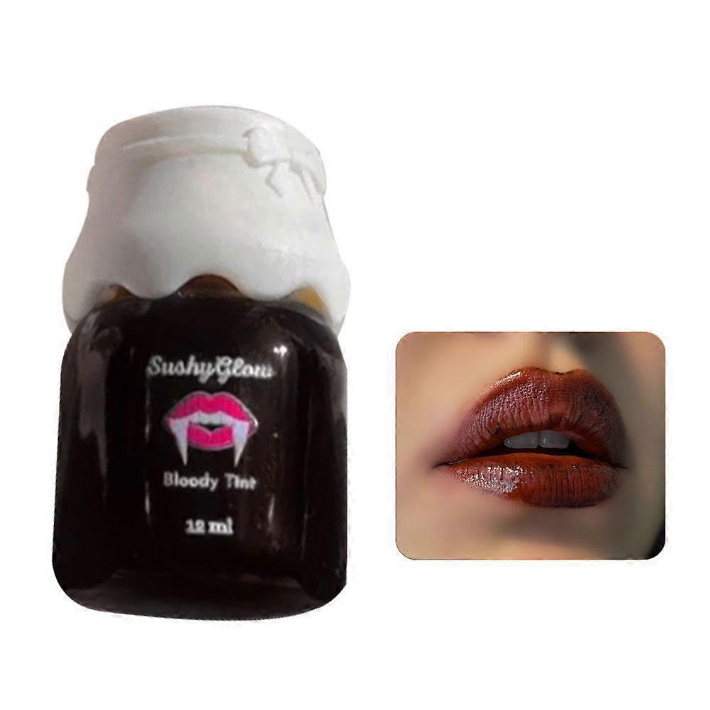 Dark Matte Lip Gloss Waterproof Long Lasting Highly Pigmented Moisturizing Non Smudge All Day Wear Lightweight