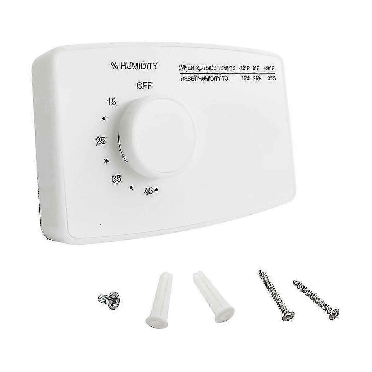 Manual Digital Humidifier Control for Whole Home 24VA Humidistat with Wall Mount Compatibility