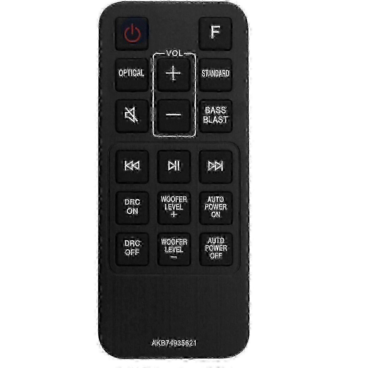 LG Sound Bar SJ2 SJ2.AEUSLLK SJ2.DEUSLLK Remote Control with AKB74935621 Compatibility