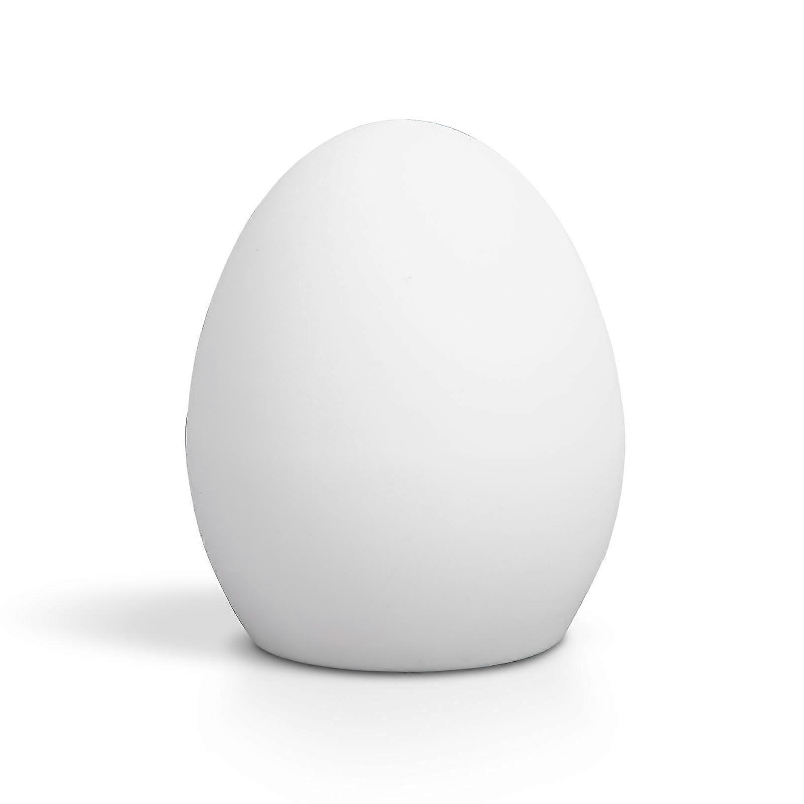 شكل بيضة ضوء الليل ديكور المنزل هدية بيضاء حماية العين سيليكون حزب تحسين 7.5 × 9 سم مصباح طاولة LED
