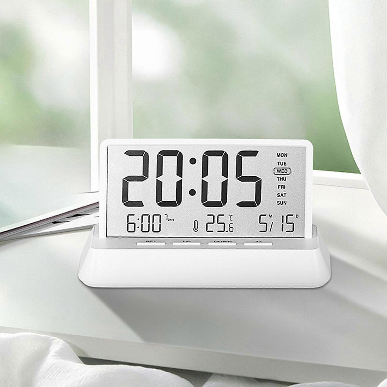 Viflosae Digital LCD Weather Clock, Temp & Humidity Meter, Alarm, Calendar, Forecasts - Up to 50% Off
