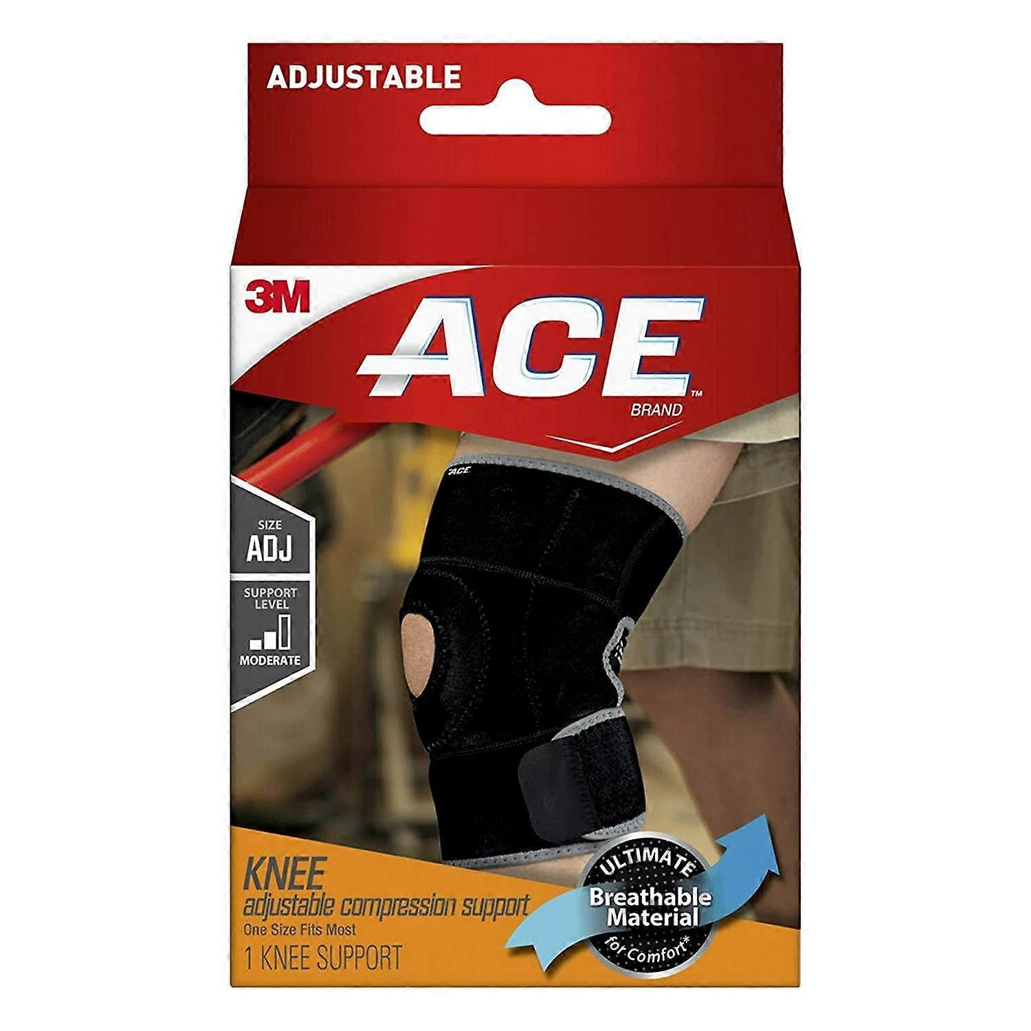 Ace Knee Support, Moderate, Adjustable, 1 Ea