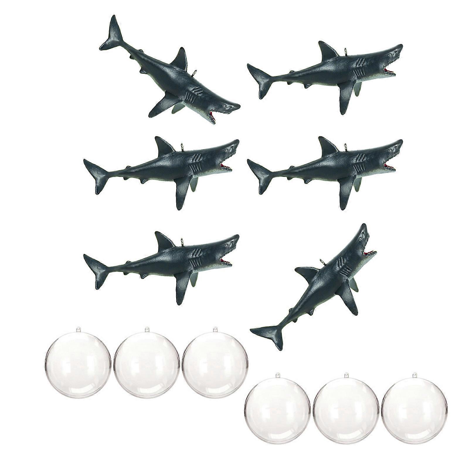 Fish Tanks Artificial Shark Fish Crafts Simulation Landscape Floating Shark Figurine FishTank Landscaping Fish Tanks Multicolor