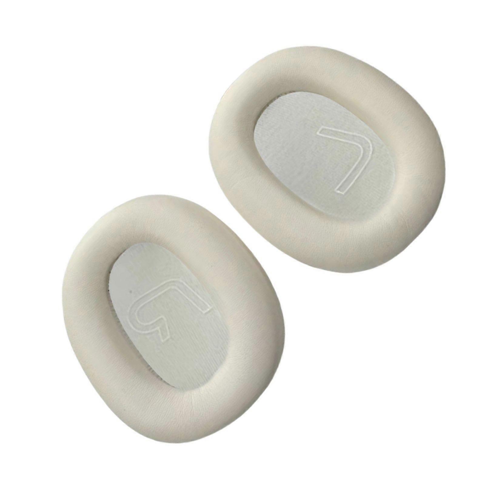 ソフトスポンジイヤパッドカバー W860NBPROヘッドセット用、取り付けが簡単イヤクッション、優れたプロテインパッド用イヤクッション、イヤクッション、ミルキーホワイト