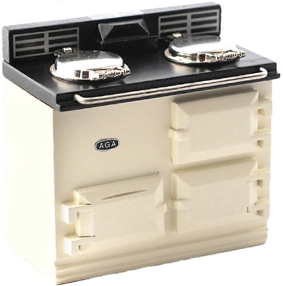 Dolls House 3 Ugnskräm Aga Spis Spis Miniatyr Reutter Köksmöbler