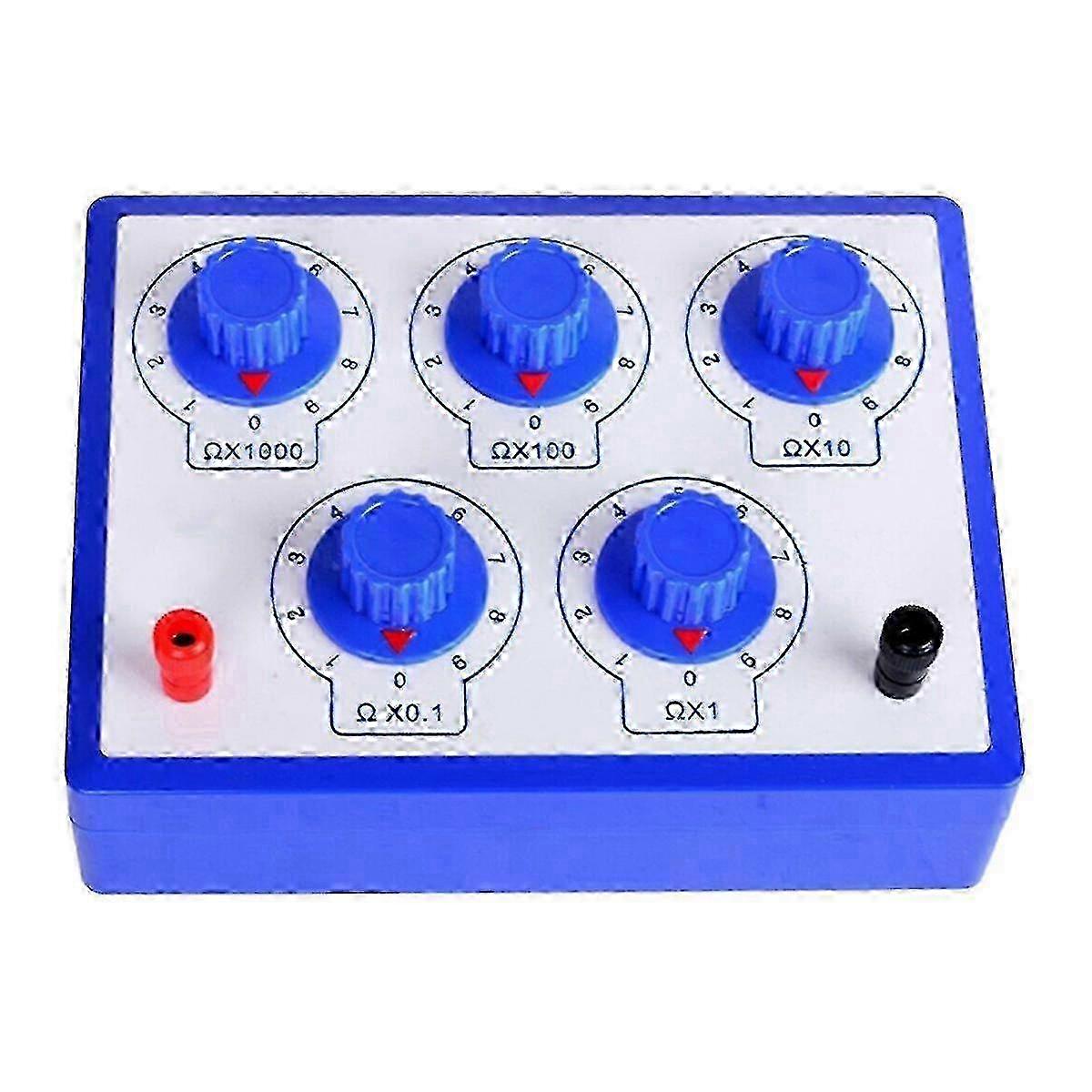 J2361 Resistance Box Precision Variable Decade Resistor 0-9999.9 Resistance Meters For Teaching Ins