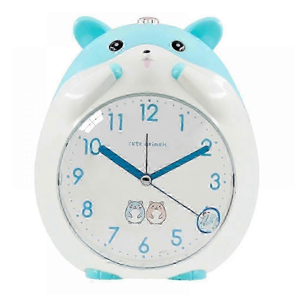 Desktop hamster alarm clock with night light for students