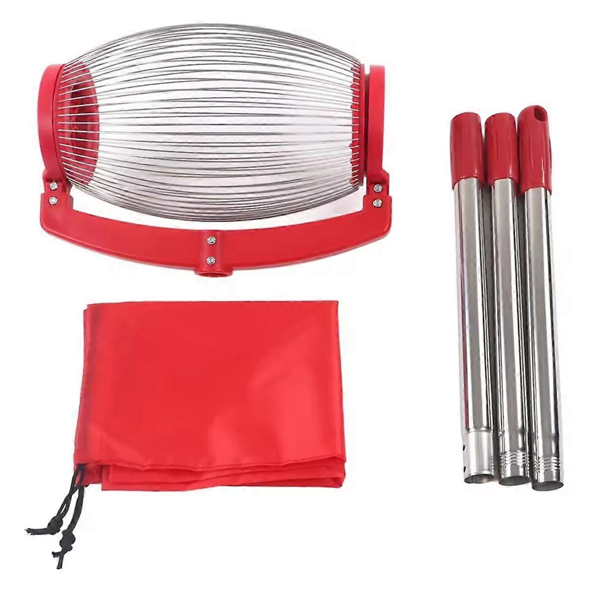 Adjustable Nut Gatherer with Long Handle Labor-Saving Roller for Pecan Walnuts Chestnuts Roller Har