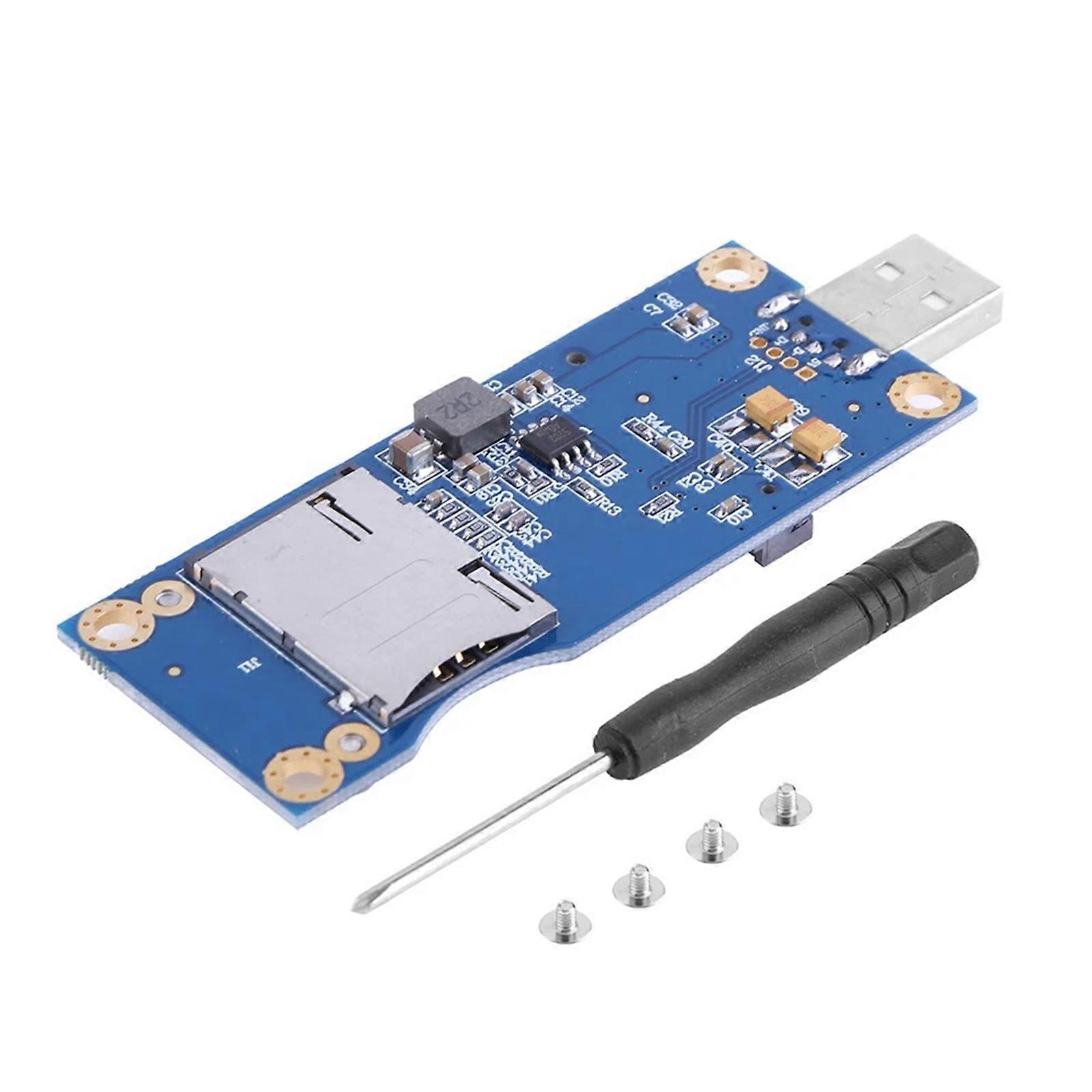 Portable Antenna PCIE to USB 2.0 Adapter Converter with Card Slot For WWAN/LTE/4G Module Stable Signal Multicolor