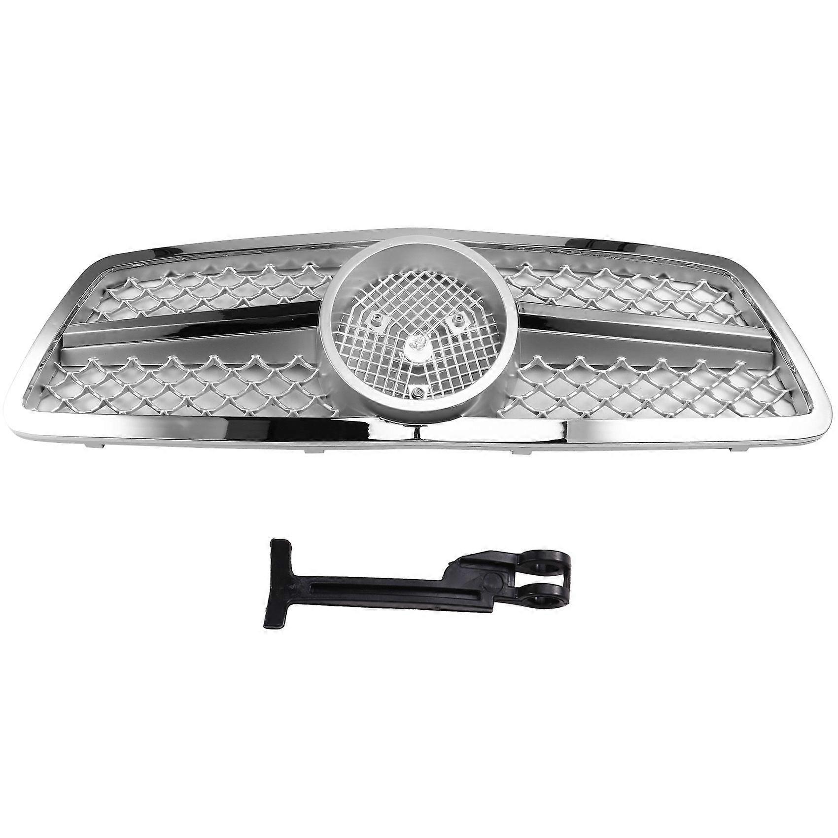 Grille Front Bumper Grill for - C-Class W203 2000-2006 Chrome