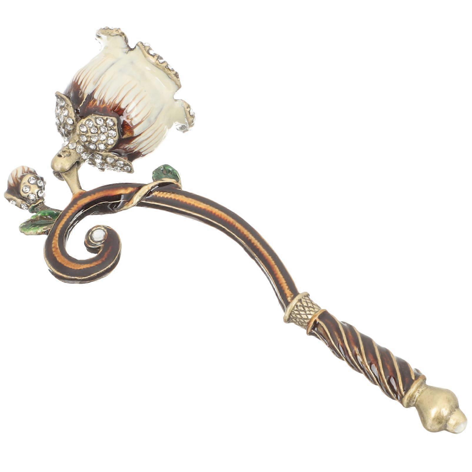 Candle Wick Snuffer Extinguisher Tool for Aromatherapy Candles with Long Handle Metal Design