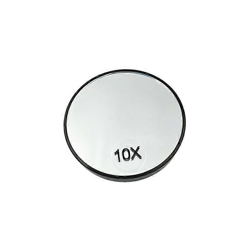 10x magnifying makeup mirror, round magnifying, with two suction cups for shaving and makeup
