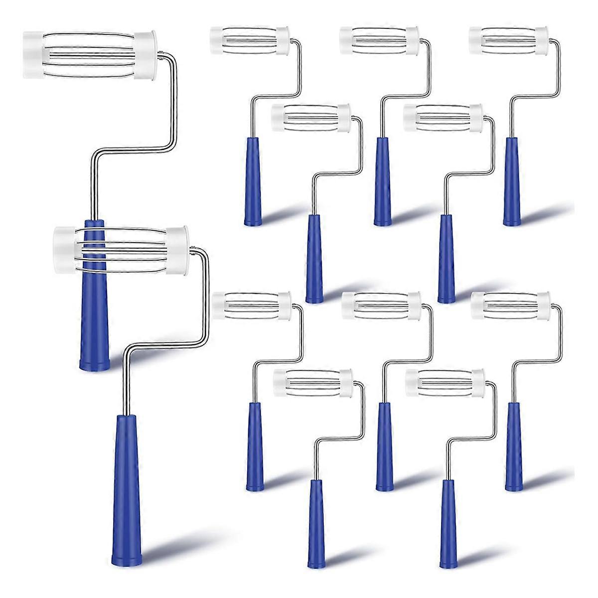 12pcs Paint Roller Frame for Home Wall Ceiling Small Area Edges and Corners, Blue