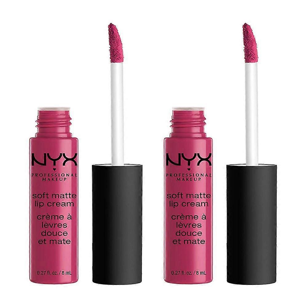 2 x NYX Soft Matte Lip Cream 8ml  - Prague