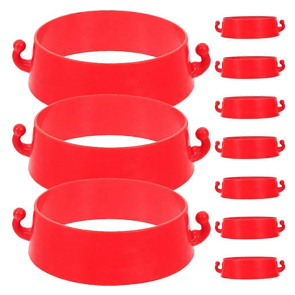 Traffic Cones Connector Plastic Cone Connector for Replacement 10Pcs Easy Installation