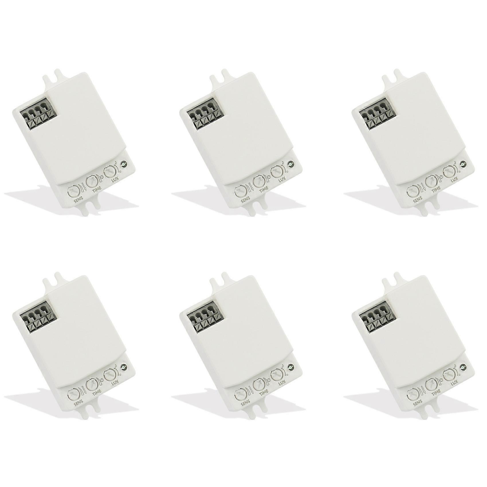 6X 5.8GHz Mini Microwave Radar Motion Sensor Switch AC85-265V Intelligent Human Body Sensor Switch Motion Light Switch