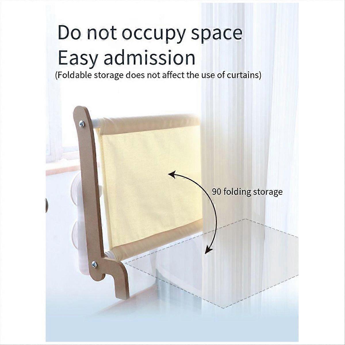 Cat Hammock Perch Window Foldable Bed Window Sill Seat ,A