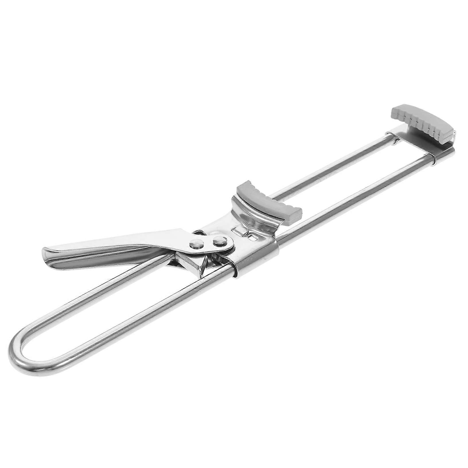 Adjustable Stainless Steel Jar Opener with Ergonomic Non‑Slip Grip for Bottles and Lids