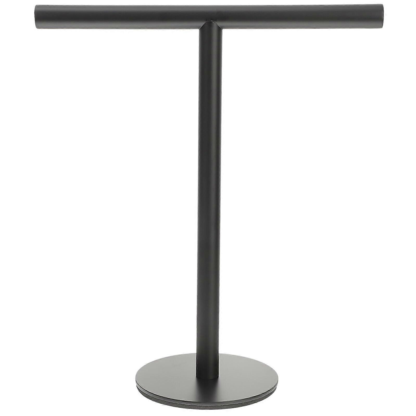 Towel Rack with RustResistant Stainless Steel TShape Frame, SpaceSaving Vertical Bathroom Stand