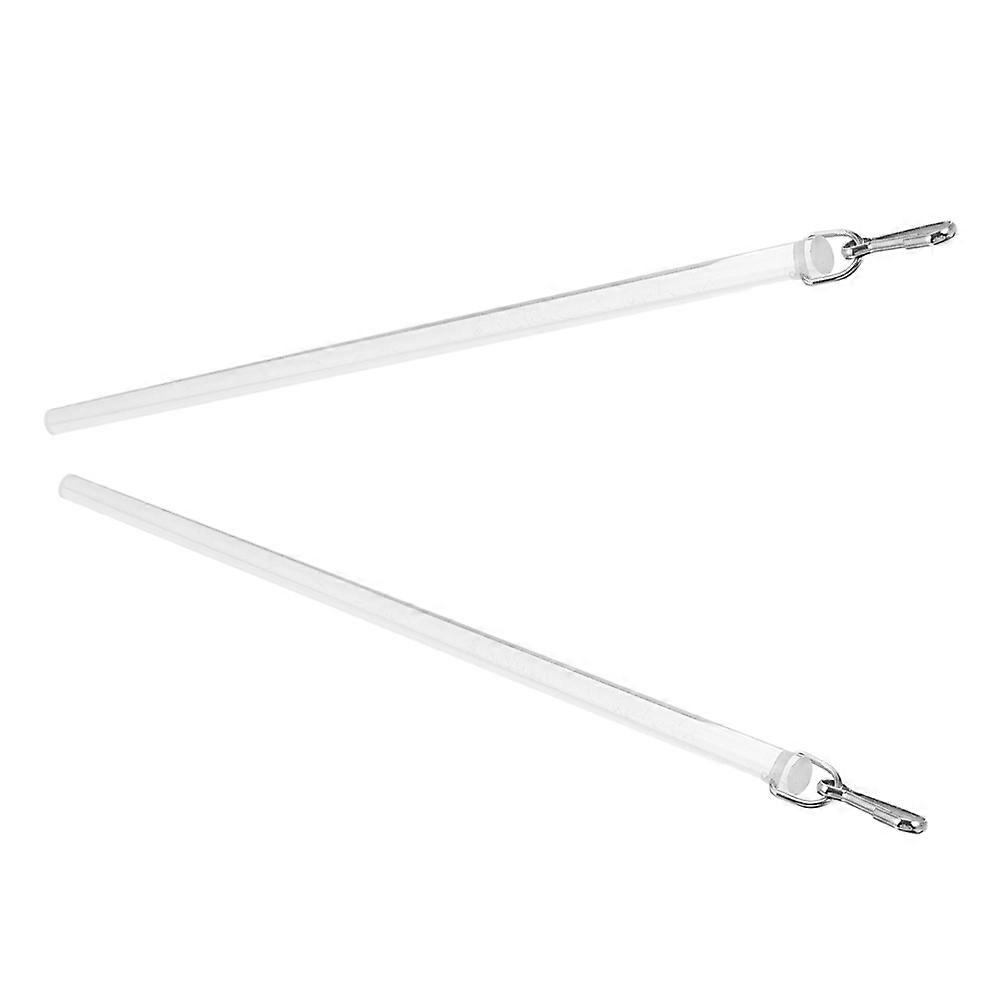 Curtain Pull Wand for Blinds Acrylic Rod 2Pcs Transparent Window Tool