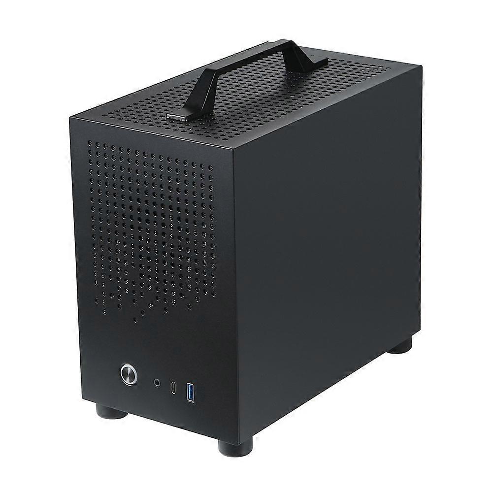 Micro-ITX Behuizing PC Behuizing SKTC A17 SGCC Computerbehuizing Ondersteuning Micro-ITX Mini PC Zwart
