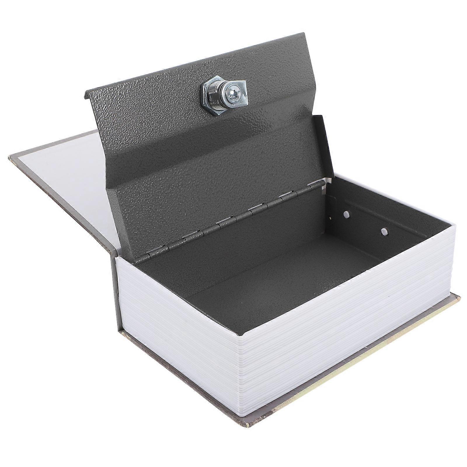 Book Safe with Key Lock Decorative Hidden Storage Box
