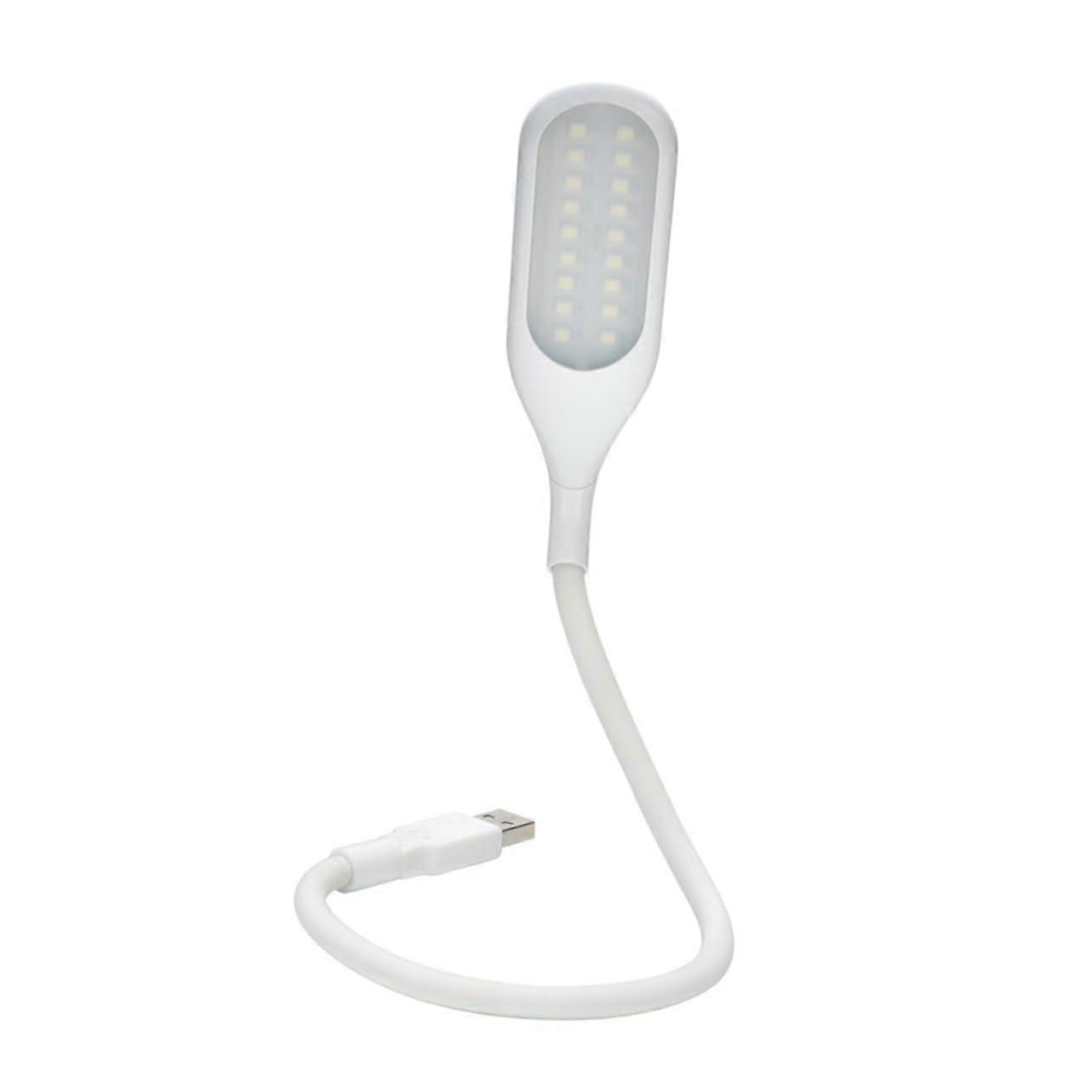 USB LED Reading Light Touch Control 360° Flexible Gooseneck Dimmable Lamp for Bedside Camping