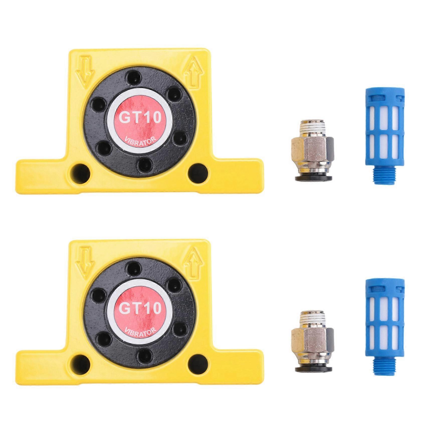 2X Small Pipeline Silo Vibration Knocker GT10 Pneumatic Air Turbine Vibrator Pneumatic Turbine Vibrator Oscillator